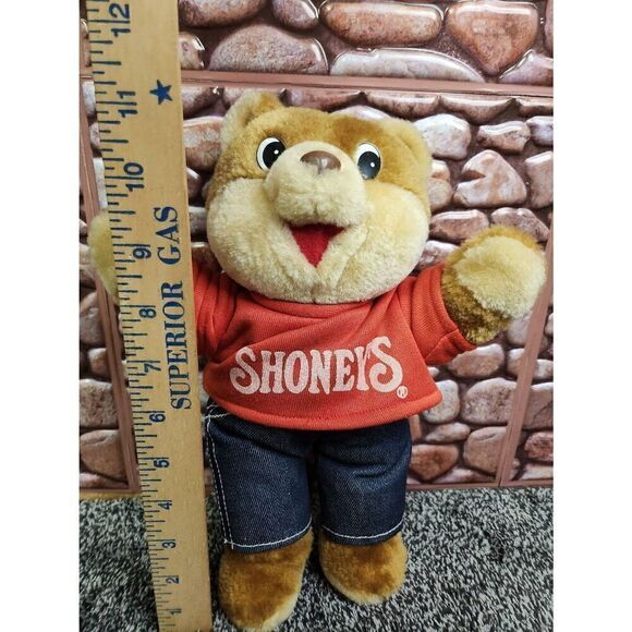 VINTAGE 1986 SHONEYS RESTAURANT TEDDY BEAR #A2 - Picture 2 of 6
